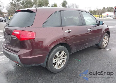 2009 Acura Mdx Technology from USA, damaged, VIN 2HNYD286X9H533361